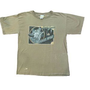 Vintage Rare Grey Wolf Nature Animal Shirt Santee L Howling